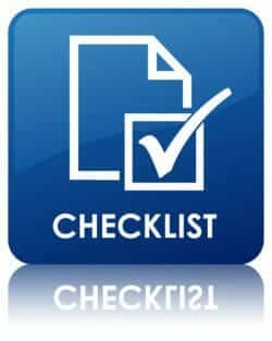 Checklist for sellers