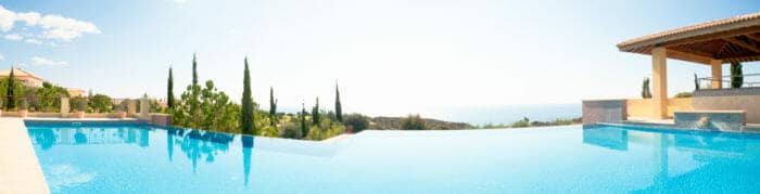 Infinity swimming pool