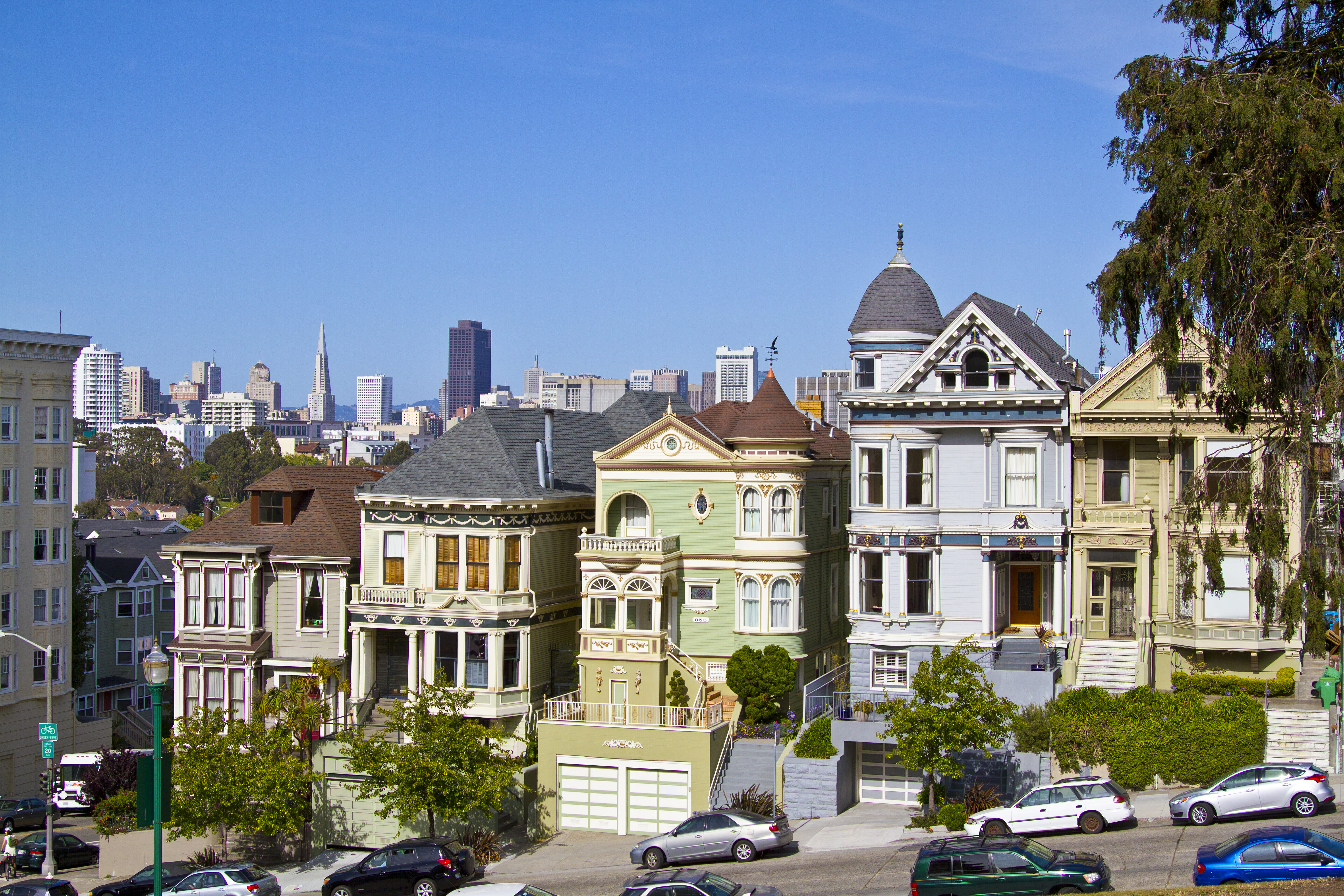 Old houses in San Francisco