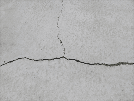 Common driveway cracks