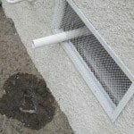 Condensate Dripping Next To The Homes Foundation From The A/C Is A Problem