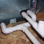A/C Condensate lines – primary & secondary