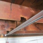 Notched rafter, truss or joist