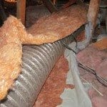 Loose flexible duct insulation