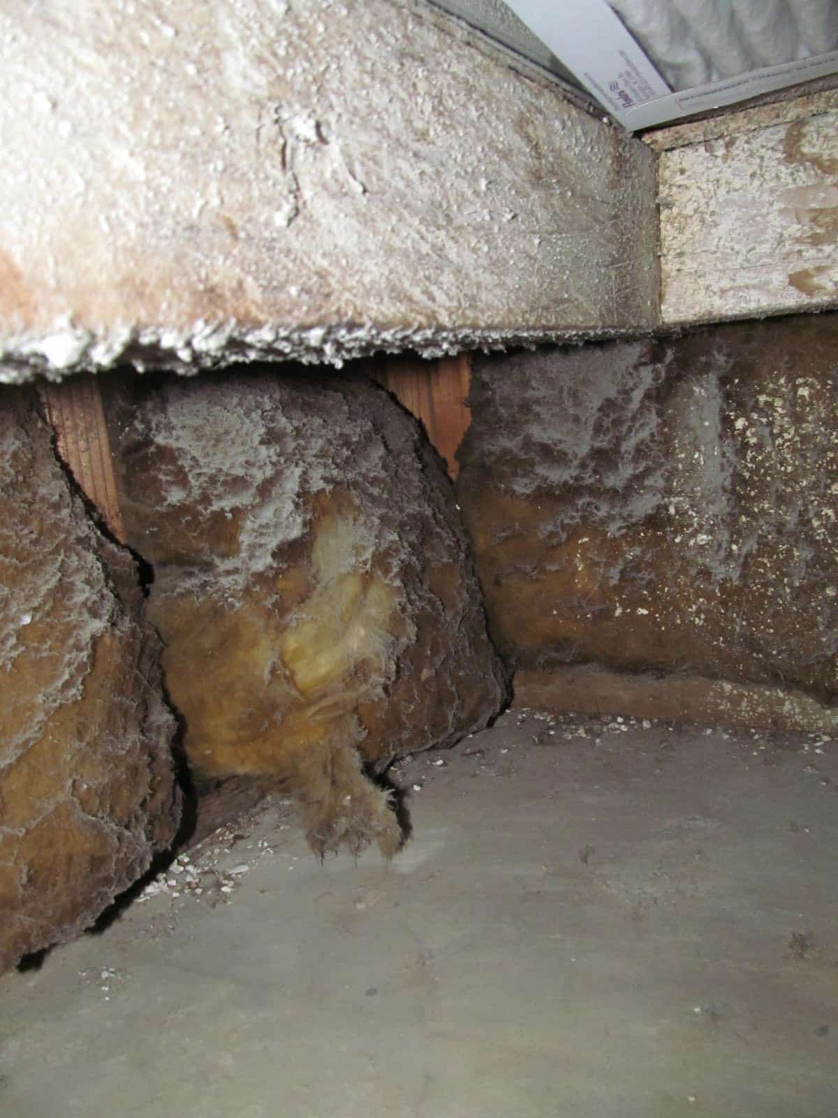 Fiberglass insulation exposed in plenum area Buyers Ask
