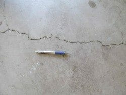 have to.disclose concrete slab crack repair