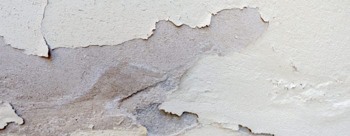 Paint peeling, stucco flaking