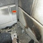 Fireplace Panel Out of Place: Space or Gap At Corner Can Be a Fire Safety Concern
