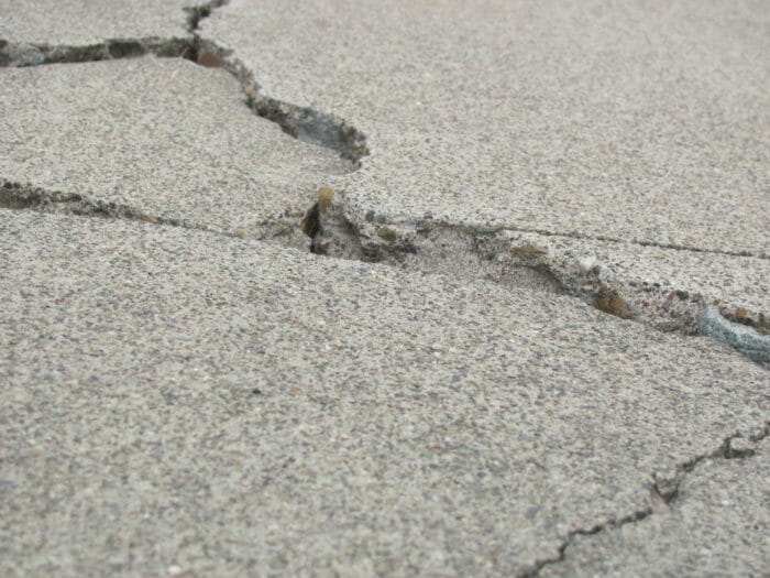 Cracks In A Concrete Garage Floor When Are They Serious Buyers Ask