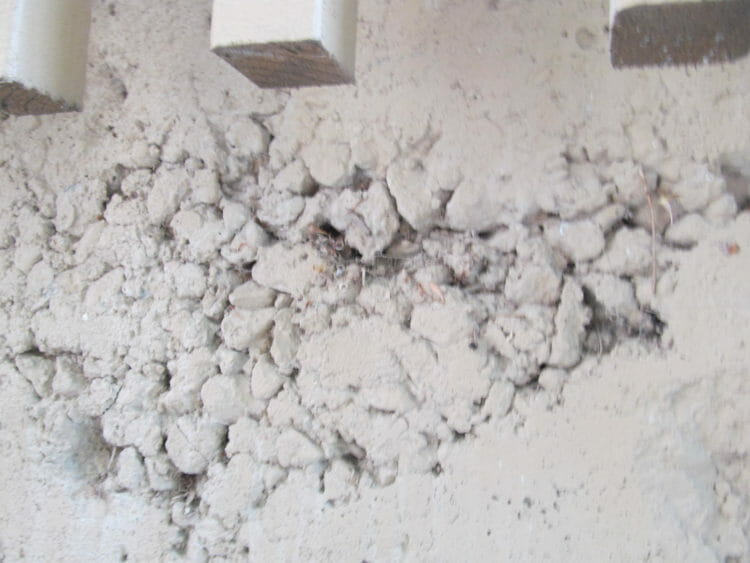 Rock Pockets In Foundations and Basement Walls Buyers Ask