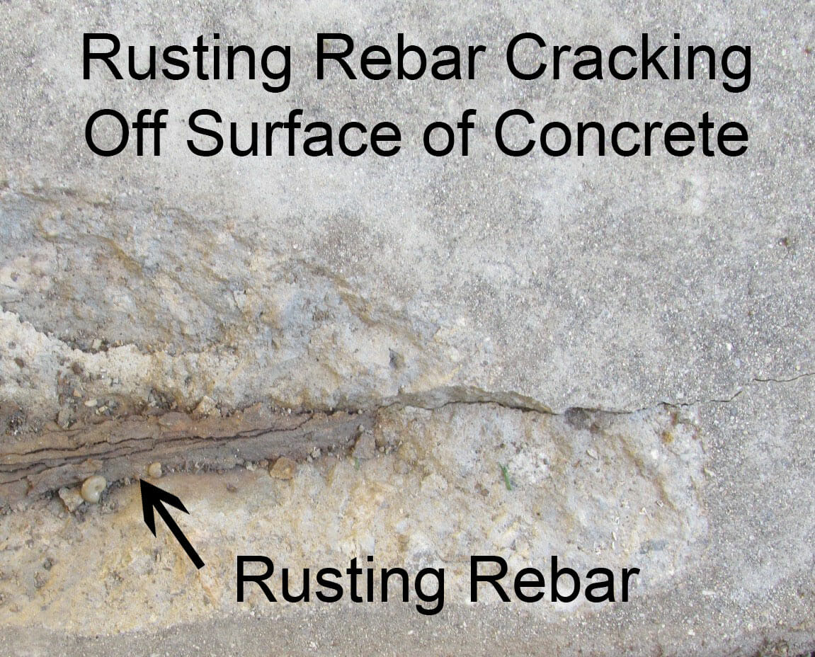 Chunks of Concrete Falling Off Exposing Rebar Seriousness of Spalling