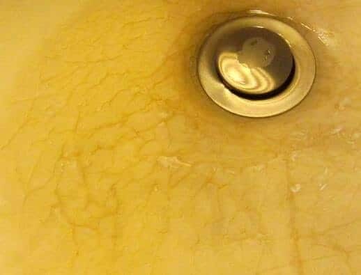 bathroom sink cracks around drain