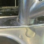 Sink – faucet leaking handle area