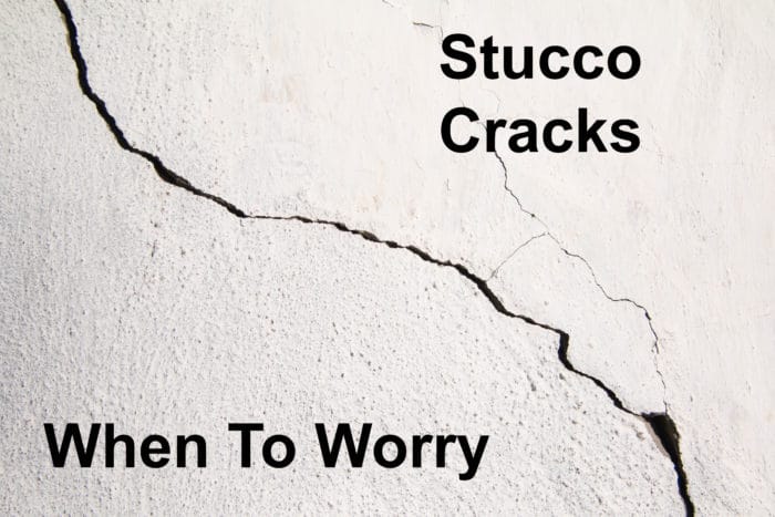 Crack in stucco