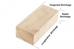 wood shrinkage