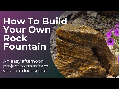 DIY Rock Fountain Installation: Step-by-Step Guide for Your Garden