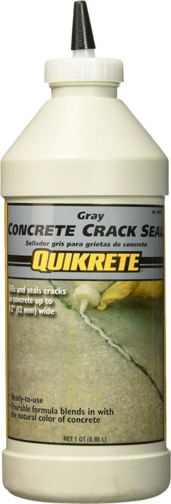 Quickrete bottle of liquid concrete crack filler