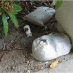 Sandbags In Yard Of Home – A big Warning Sign