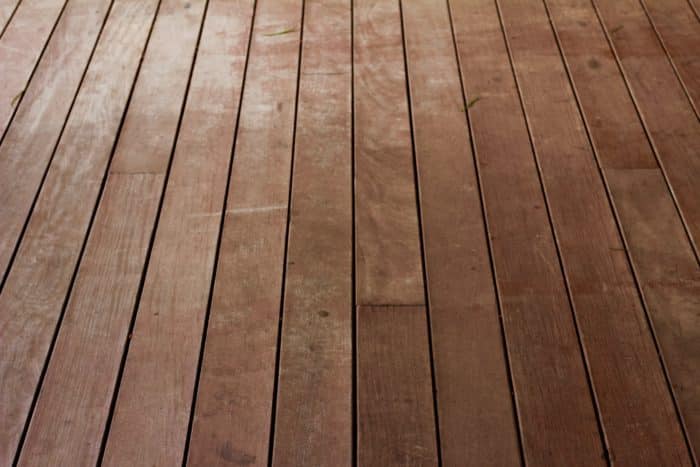 Wood deck boards